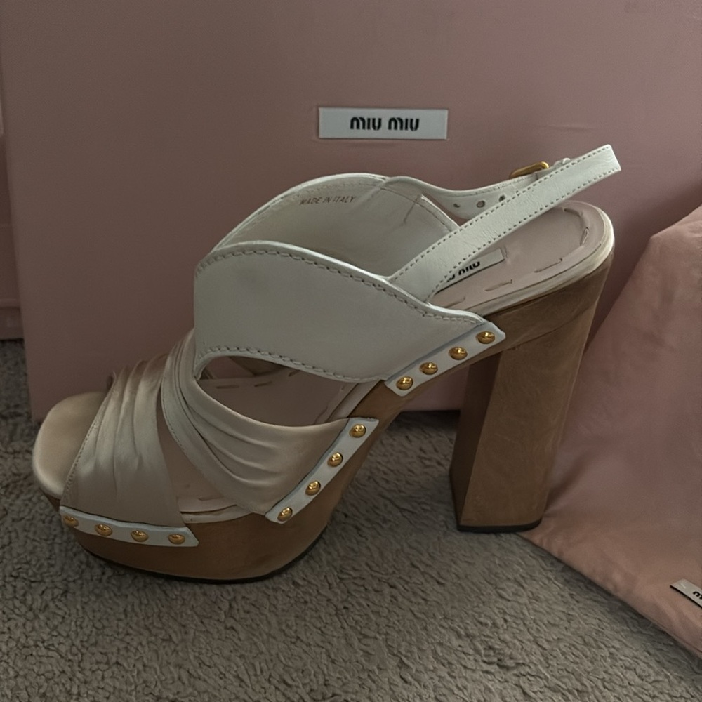 Brand new MIU MIU, Calzature Donna platform sandals